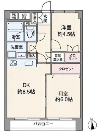 ユニライフ三ノ輪 間取り