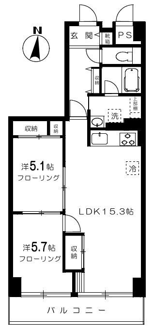 木場サニータウン  間取り
