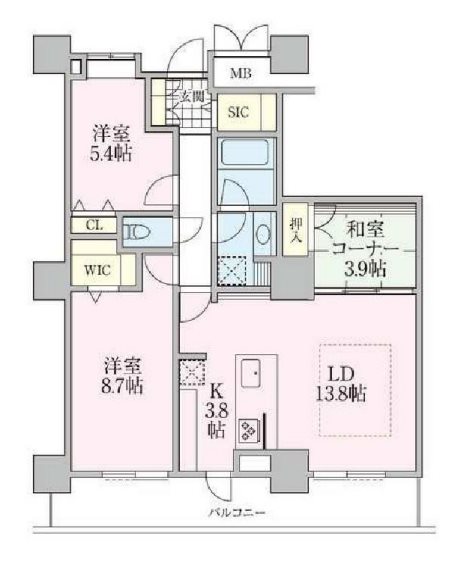 ロイヤルパークスタワー南千住 間取り
