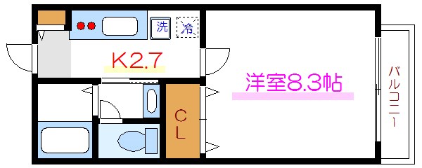 イレブン 205号室 間取り