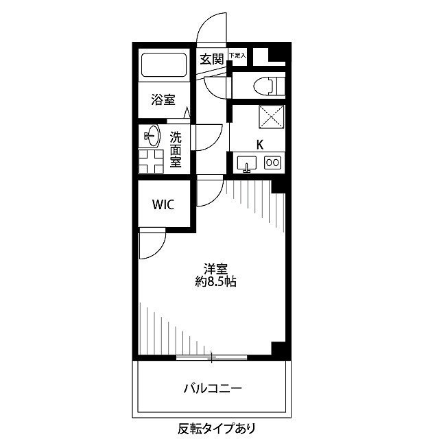 Casa　Domani 405号室 間取り