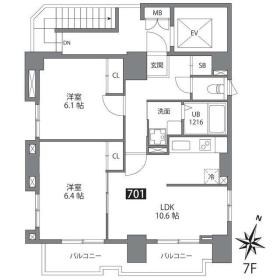 First　Residence　西日暮里 間取り