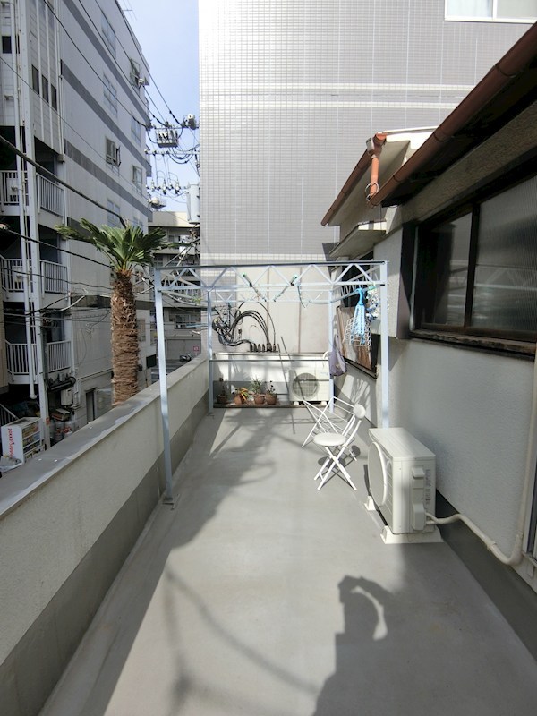 紺谷荘 ベランダ