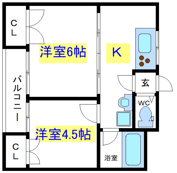 ヘルシーハイツ 間取り