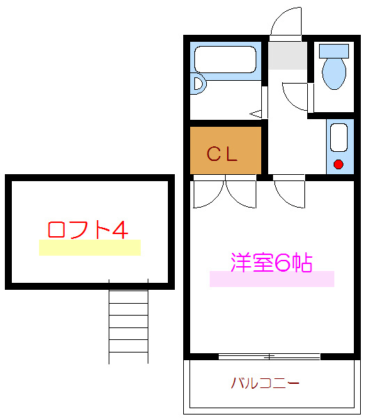 カーサフェリーズＡ棟  間取り