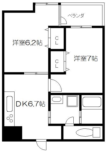 ロフティ平井     間取り