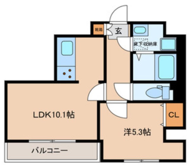 MON CHATON（ﾓﾝｼｬﾄﾝ） 間取り