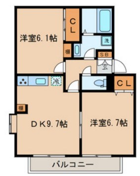 サンビレッジ保塚G 間取り