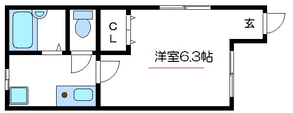 フローラ東小岩   間取り