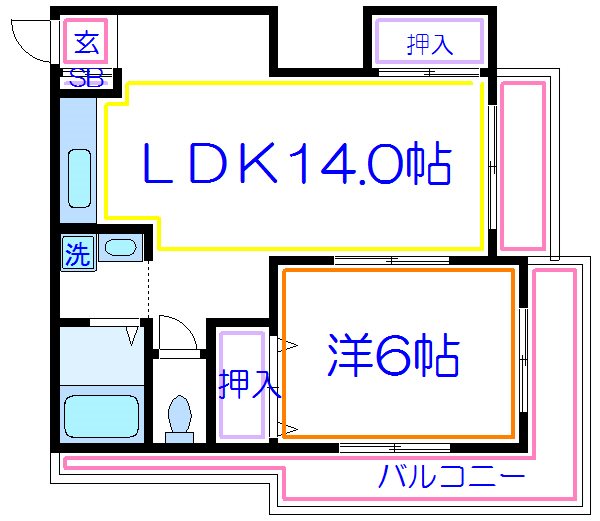 ヘイワハイム 間取り