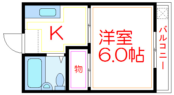 ジョイコーポ北千住  間取り
