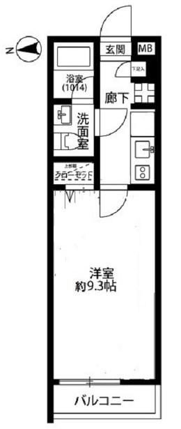 プレール・ドゥーク住吉Ⅲ 間取り