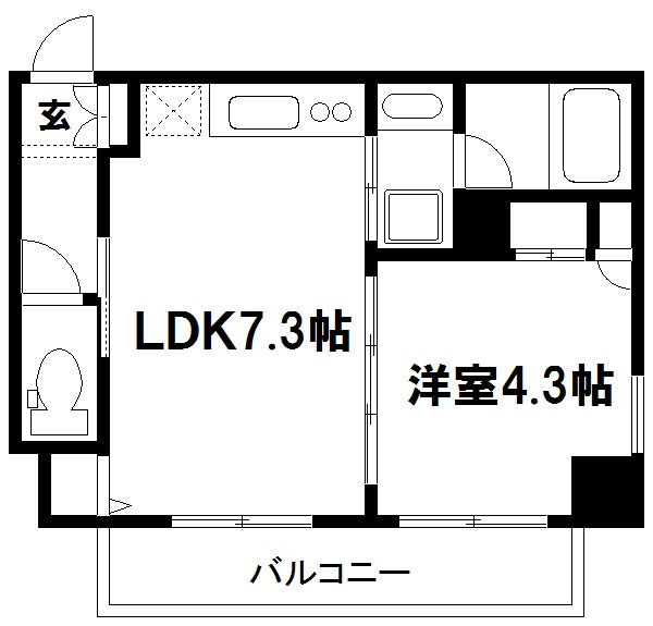 レルシール大島  間取り