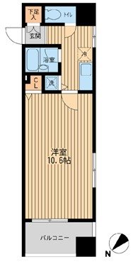 プライムアーバン日本橋人形町  間取り
