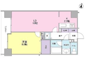 クレールⅡ川原 間取り