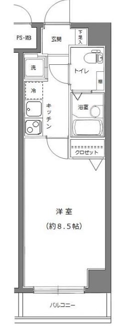 ライジングプレイス町屋 間取り