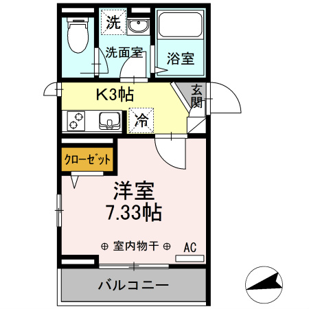 (LV)エスポワール’１７ 間取り