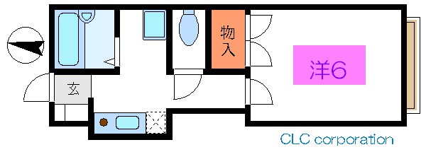 リリックコート平和橋 間取り図