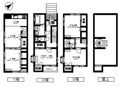 千住桜木戸建 間取り