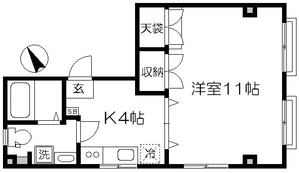 パークサイドハイツ 間取り