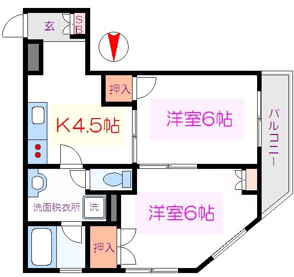 サカキビル 間取り