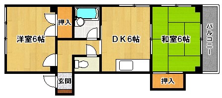 高城マンション  間取り