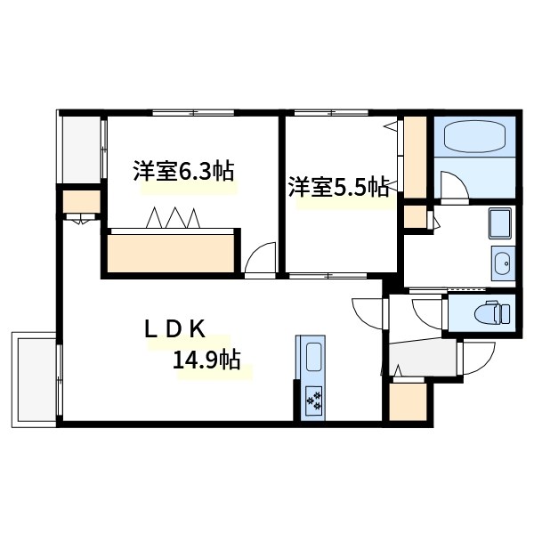 仮称　南小岩５丁目メゾン 間取り
