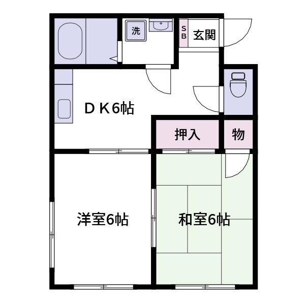 リバーハイツ（大杉)   間取り