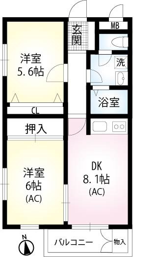 MG.PlazaⅡ 間取り
