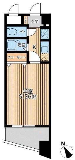 アブレスト西日暮里    間取り