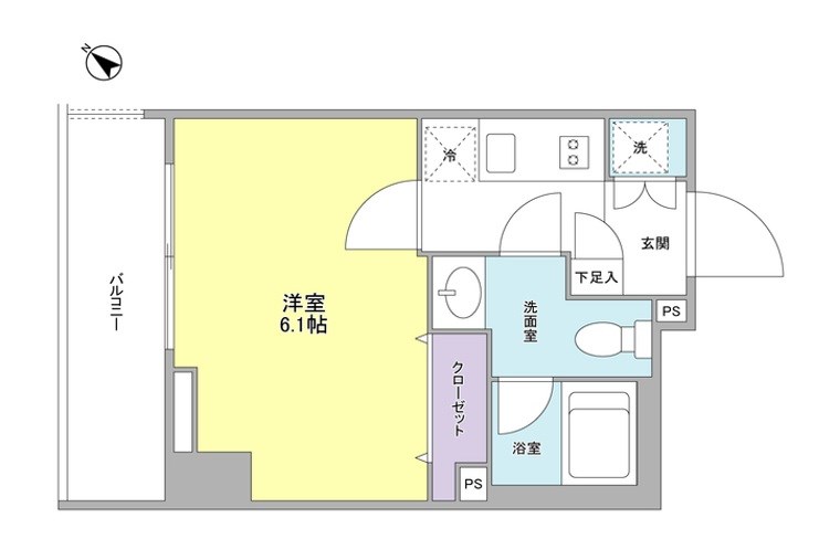 リバーレ月島 間取り
