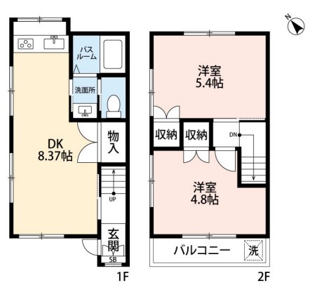 エドガワテラスハウス 間取り
