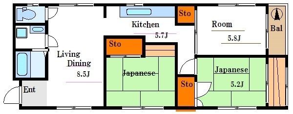 ハイ清澄  間取り