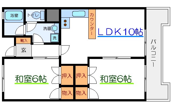 マンションプレール 間取り