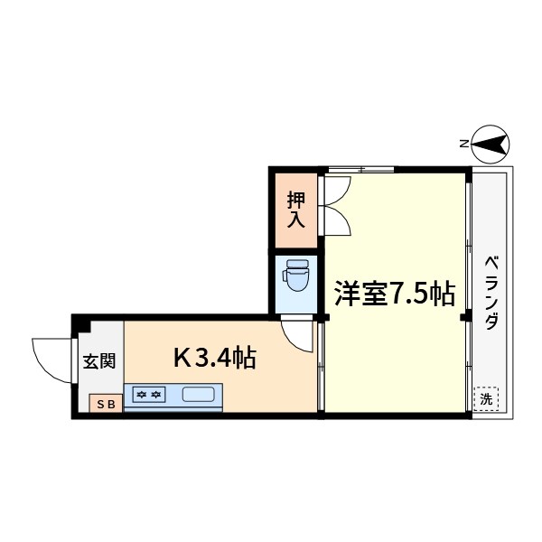 シャトーデュノール 間取り