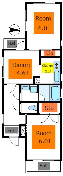 ハローハイツ千住 間取り