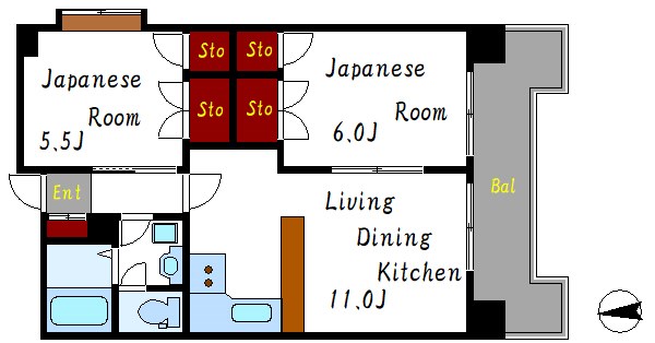 マンションプレール 間取り