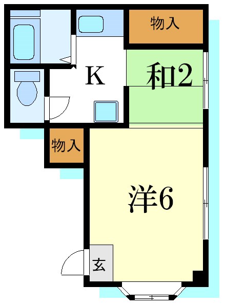 リベラル大橋 間取り