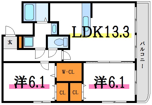 サンモールスクエア  間取り図
