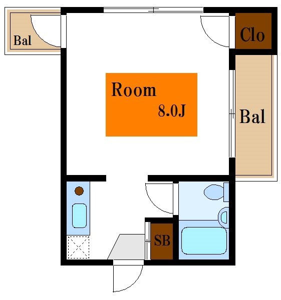 フラントゥール 間取り図