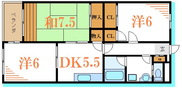 ベルマーレ篠崎 間取り