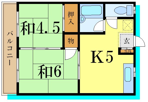 メゾンアゼィリアⅡ 間取り図
