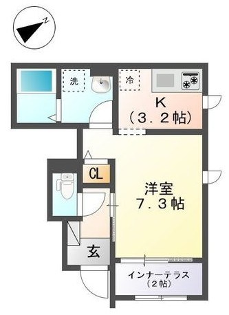 Ｐｅｒｓｉｍｍｏｎ　Ｇａｒｄｅｎ　パーシモンガーデン 間取り