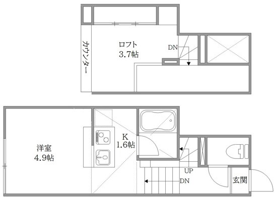 My Style KOIWA   間取り図