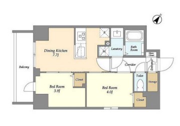 Augusta　Residence　新小岩 間取り