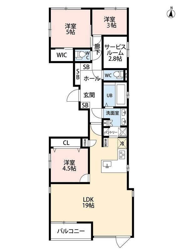 URNA　SANDS 間取り図