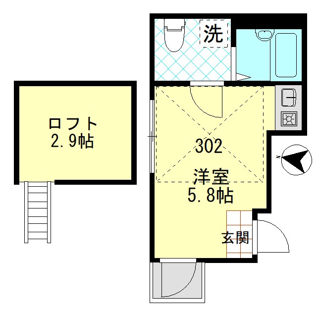 コンフォート北綾瀬 間取り