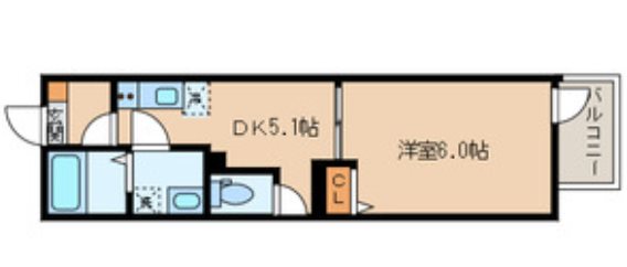 MELDIA千住東 間取り