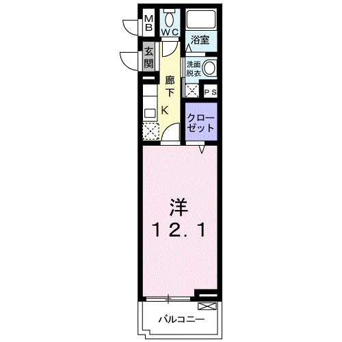 グランゼ・コール北千住 間取り図