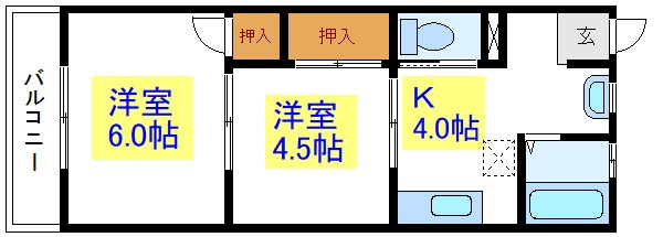 東和ハイツ 間取り